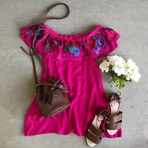 VICI Umgee off the shoulder mini-dress, NWT